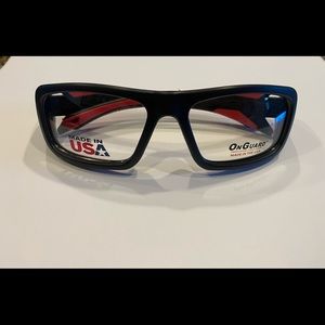 On Guard USH 110 USHZ87-2+ Black & Red Safety Eyeglass Frame